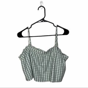 Ivy + main gingham crop top